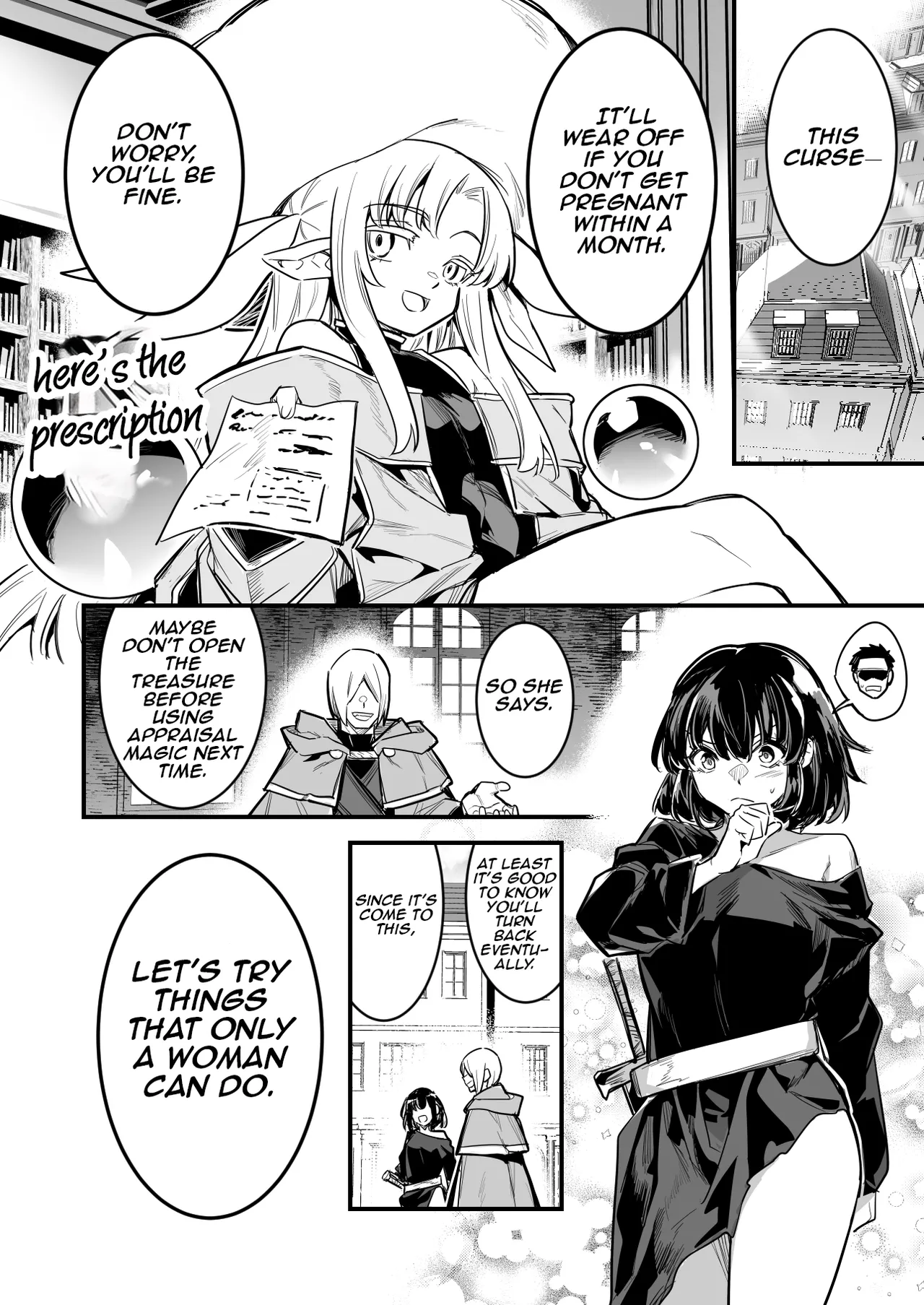 A Male Adventurer Caught in a TS Trap in a Dungeon and Gives Birth page 2 full