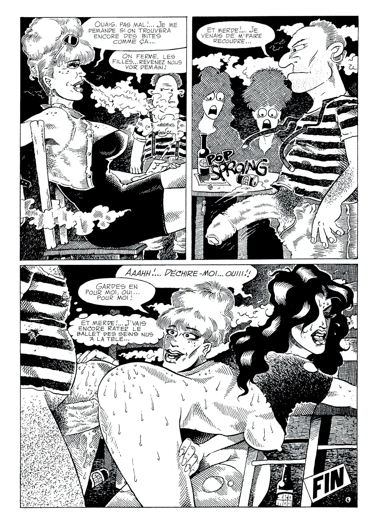 John Howard - Les filles papotent au bar 'CHEZ PIG' page 7 full