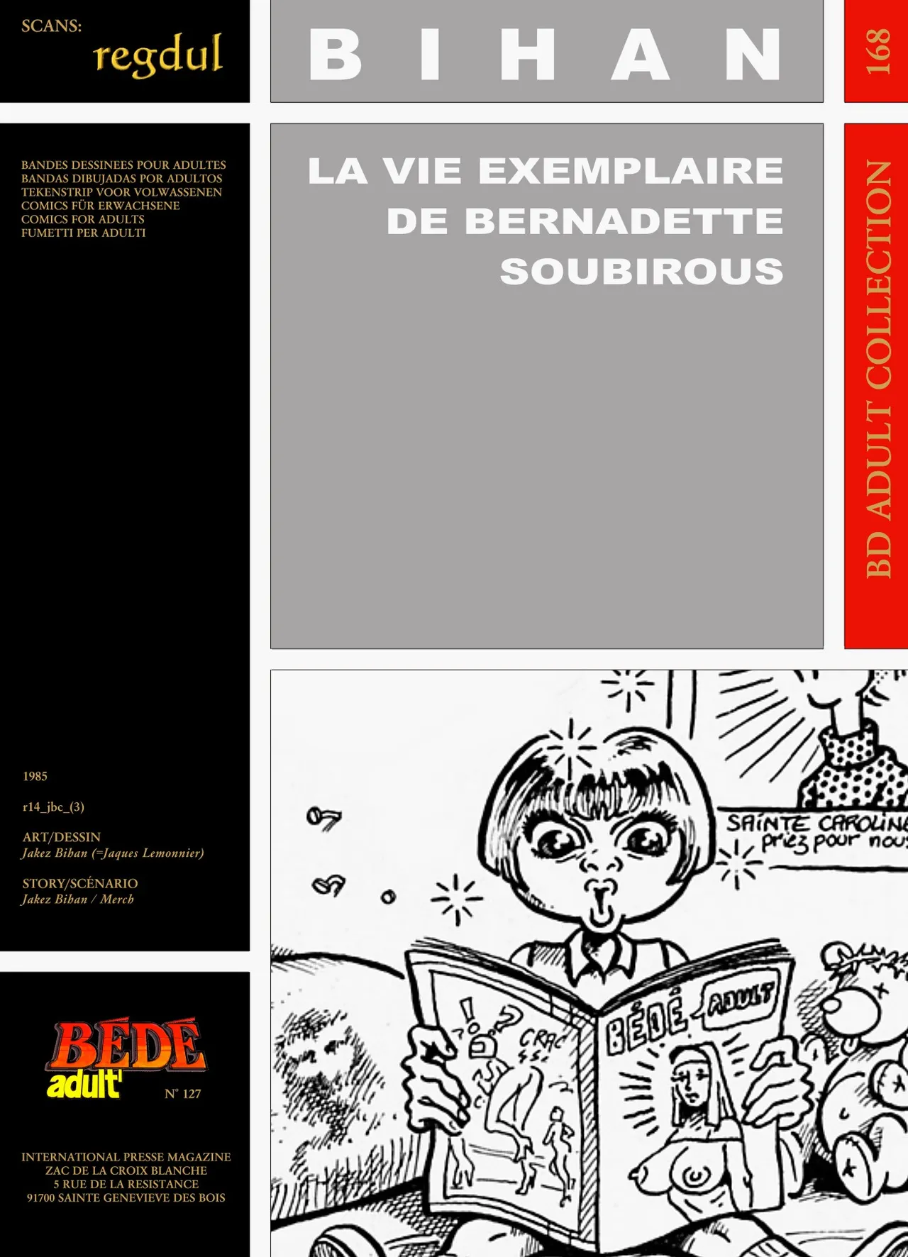 Jakez Bihan  &amp; Merch - La vie exemplaire de Bernadette Soubirous page 1 full