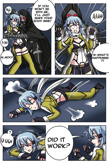 Deathgun takes over Sinon's Avatar and IRL body! cover