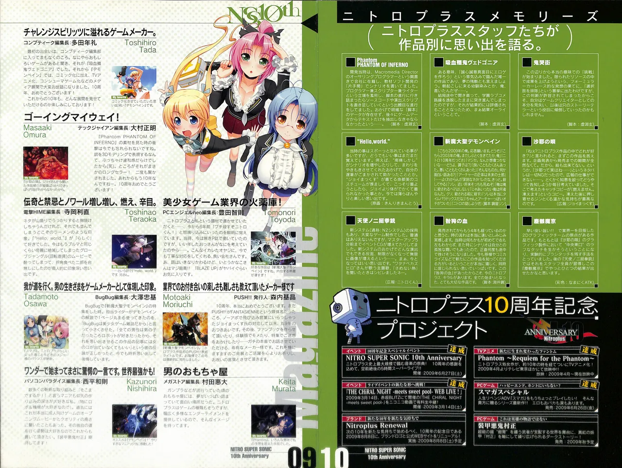 Nitro Super Sonic 10th Anniversary Official Pamphlet page 9 full
