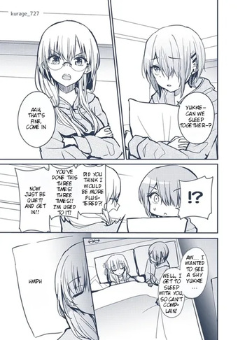 Ruka and Yuki in Bed Together cover