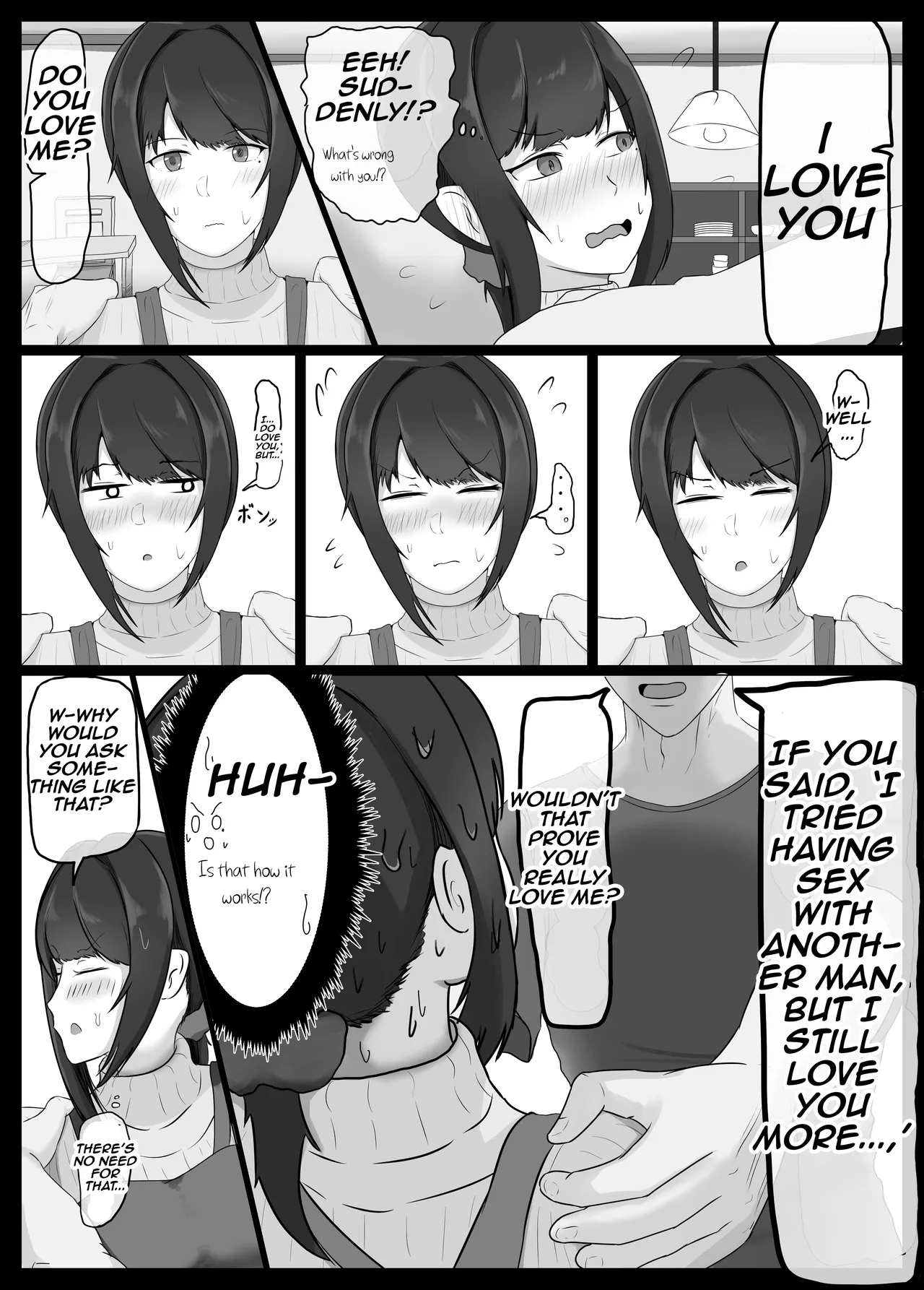 Netorase Suki no Otto no Tame ni Shutsuen no Otoko-tachi to Warikiri Ecchi Suru kedo Karada o Kitaeta Chara Otoko no Chouzetsu Tech de Mesu no Honnou o Shigeki Sarete Gomu Nashi Nakadashi Sarechau Ue ni Netorareta Hitozuma-san | A married woman, whose husband enjoys cuckolding, casually sleeps with strangers but gets overwhelmed by a skilled, fit man, leading to unprotected sex and her own cuckolding page 5 full