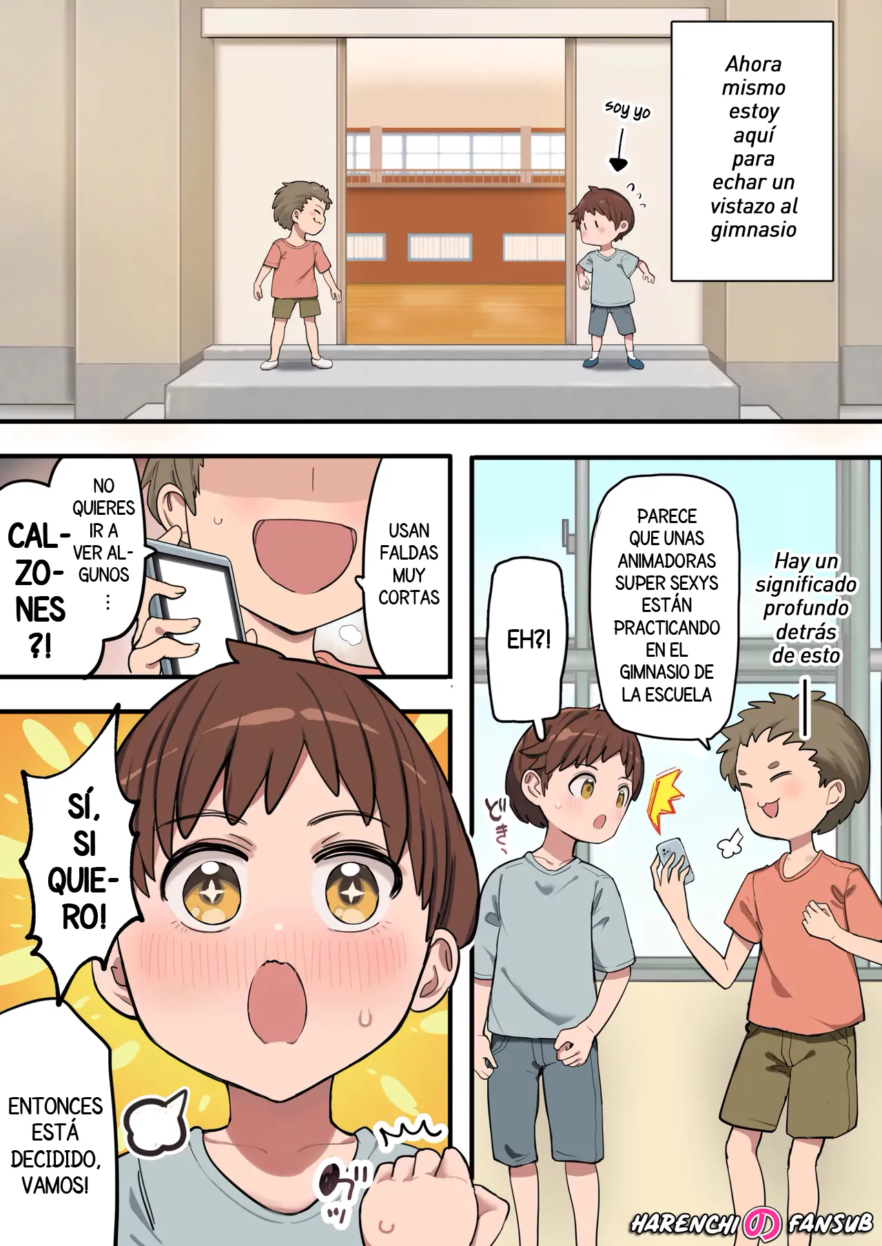 Muchimuchi Cheer Girl no Onee-san | La Animadora Regordeta page 1 full