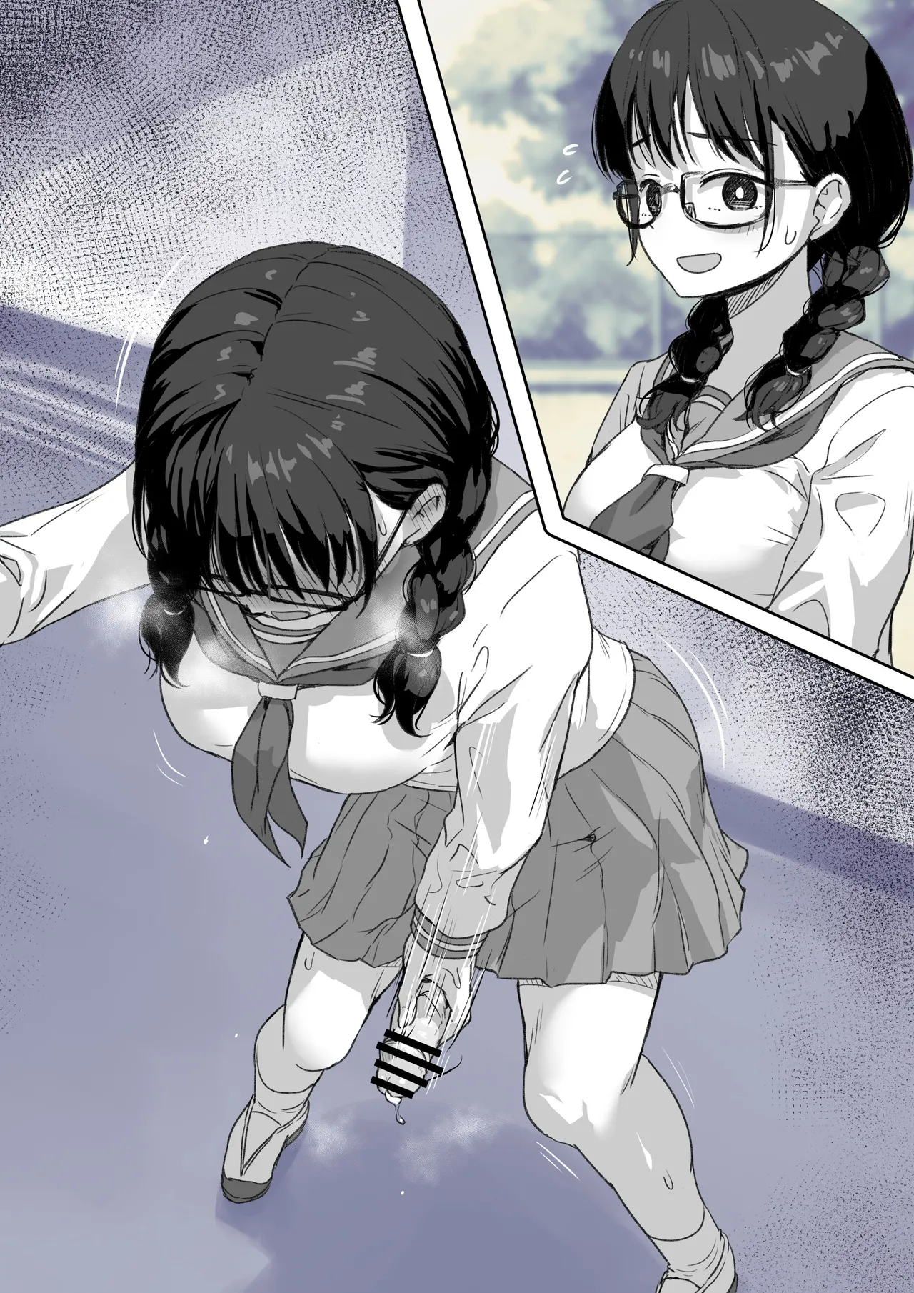 Hiruyasumi wa Kanarazu Nuiteru Futanari Meganekko page 3 full