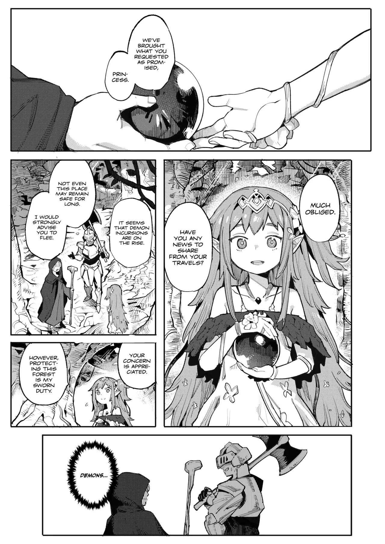 Seirei Rougoku Nyehiru ~Choukyou Zumi no Osanai Shikyuu ni Kizamareru Koufuku Bunsho~ | Enslaved Nymph Nyehil - The Tale of a Broken Sow Whose Immature Womb Was Trained To Submit page 3 full