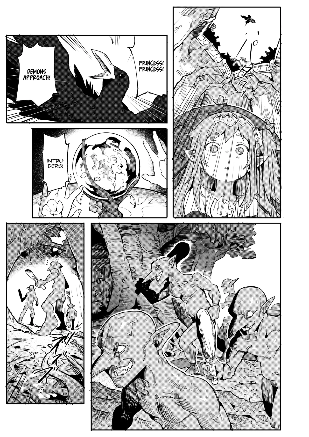 Seirei Rougoku Nyehiru ~Choukyou Zumi no Osanai Shikyuu ni Kizamareru Koufuku Bunsho~ | Enslaved Nymph Nyehil - The Tale of a Broken Sow Whose Immature Womb Was Trained To Submit page 9 full