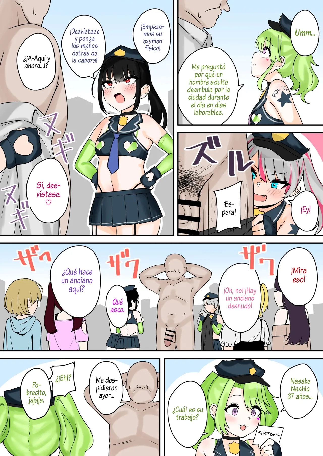 Taiho Shichauzo! Mesugaki Police 24-Ji | ¡Estás Arrestado, Viejo Cochino! Policía Mesugaki Patrullando las 24 horas page 4 full