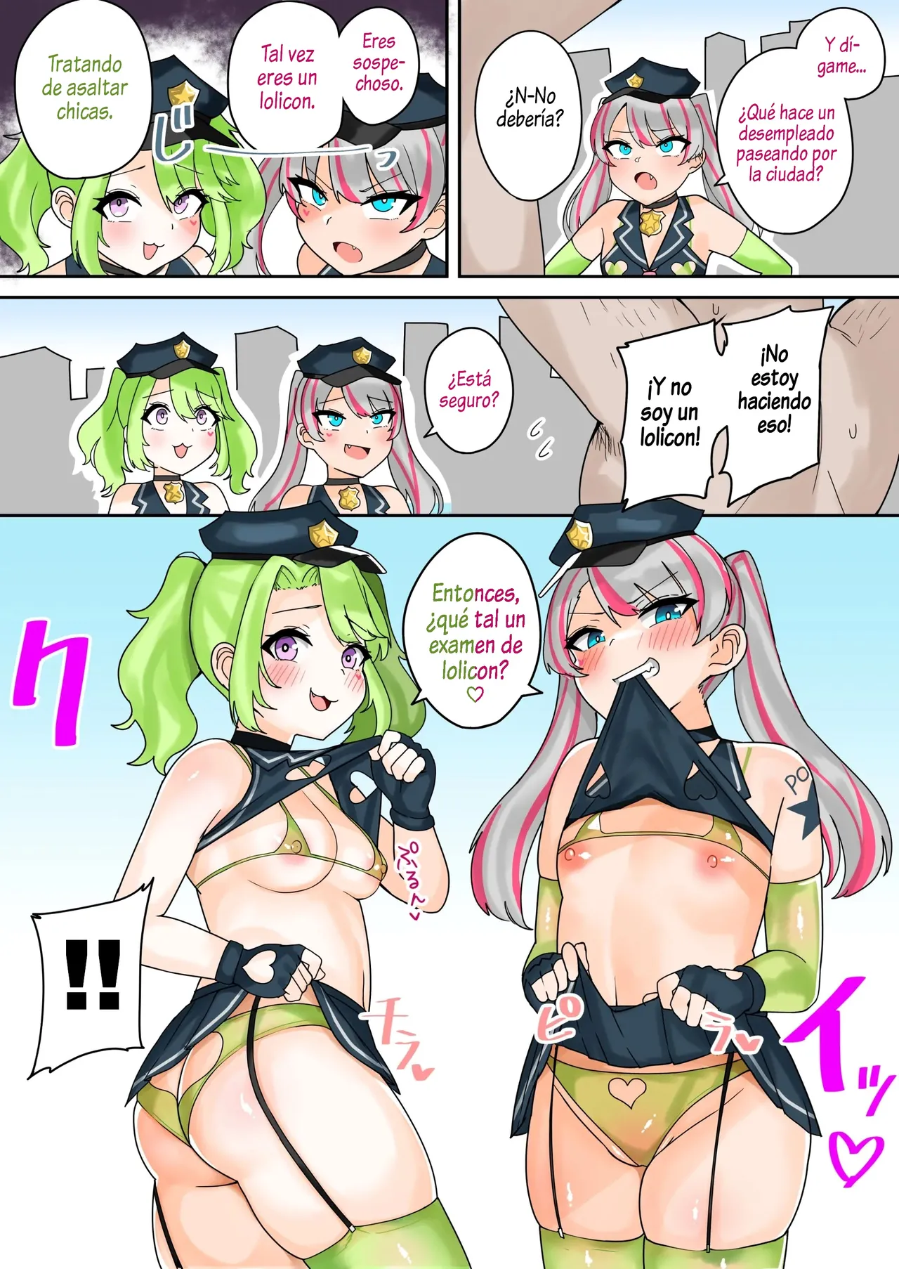 Taiho Shichauzo! Mesugaki Police 24-Ji | ¡Estás Arrestado, Viejo Cochino! Policía Mesugaki Patrullando las 24 horas page 5 full