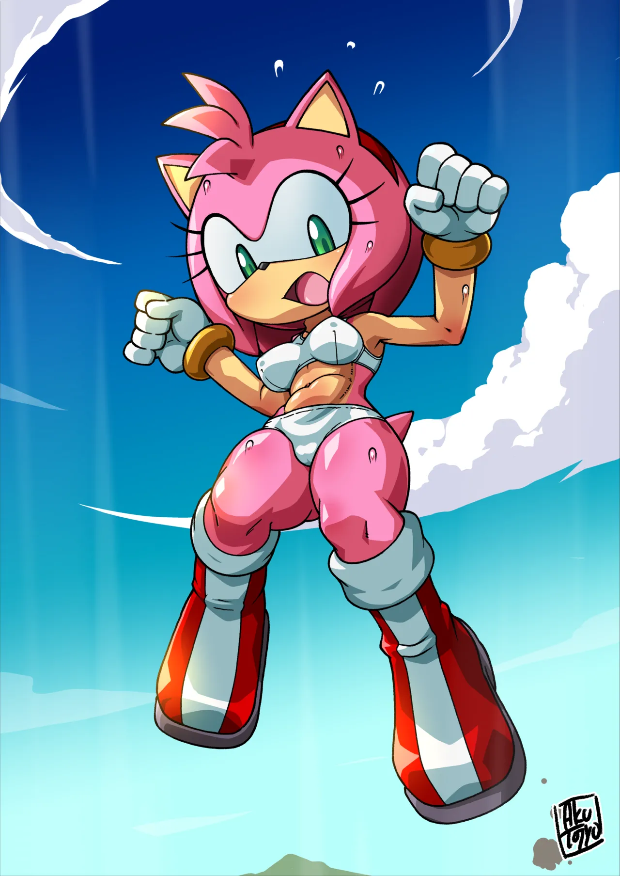 Amy Rose and Cream the Rabbit wind accident page 3 full