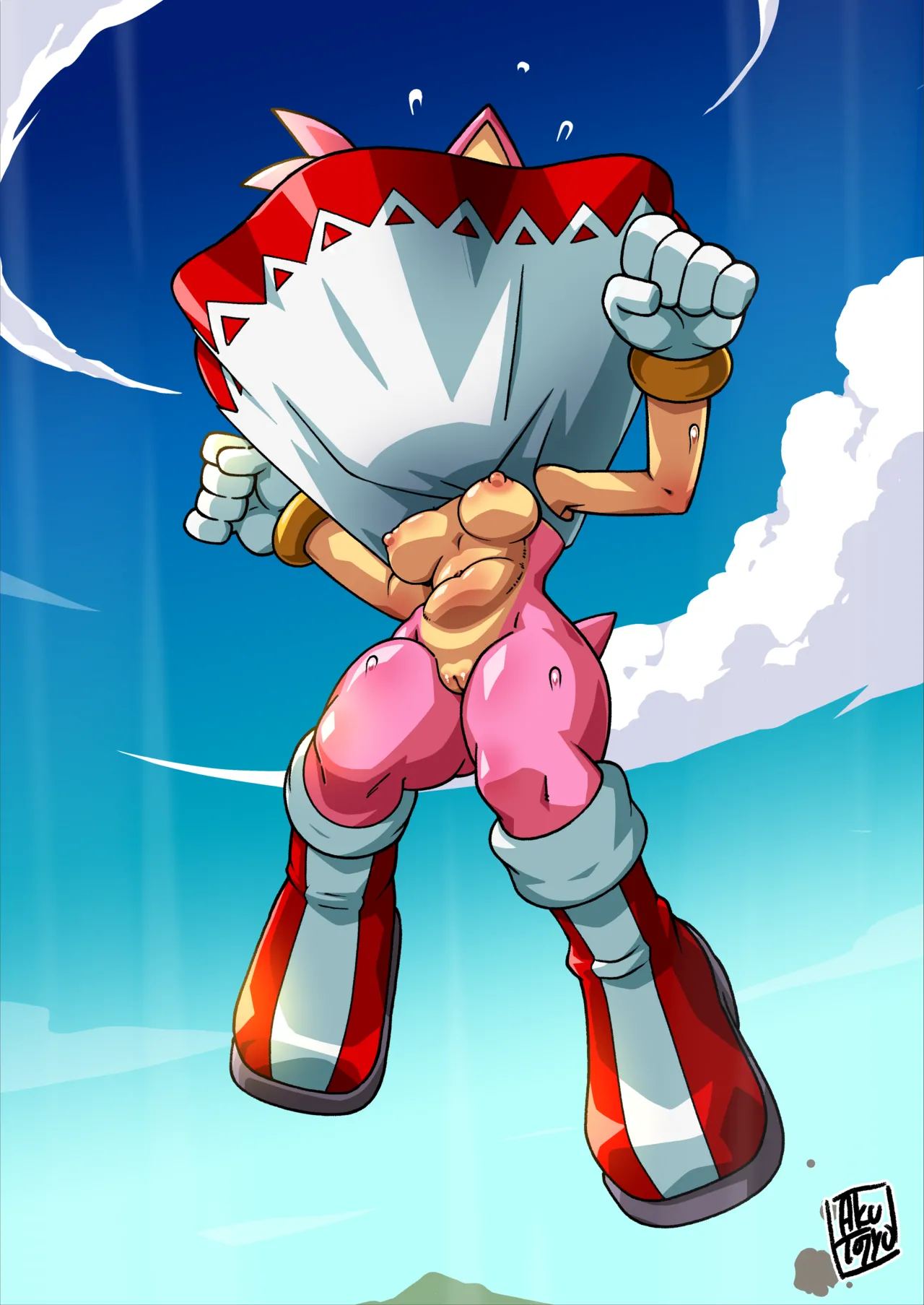 Amy Rose and Cream the Rabbit wind accident page 5 full