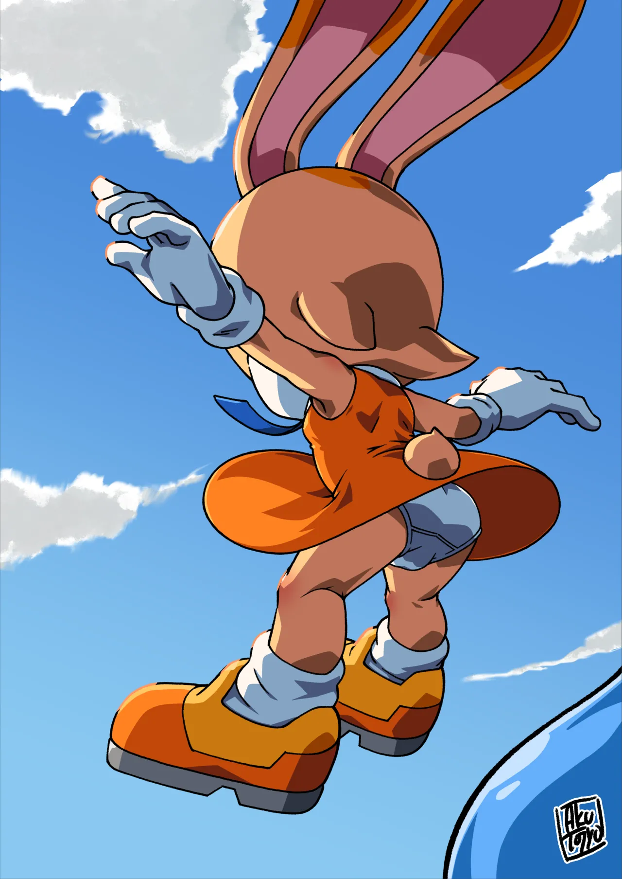 Amy Rose and Cream the Rabbit wind accident page 7 full