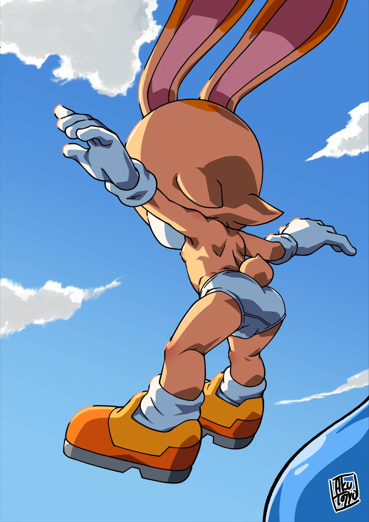 Amy Rose and Cream the Rabbit wind accident page 9 full