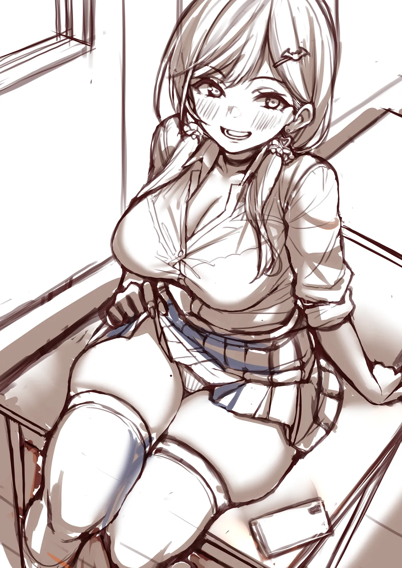 Futomomo no kuroko o misete kureru JK page 4 full