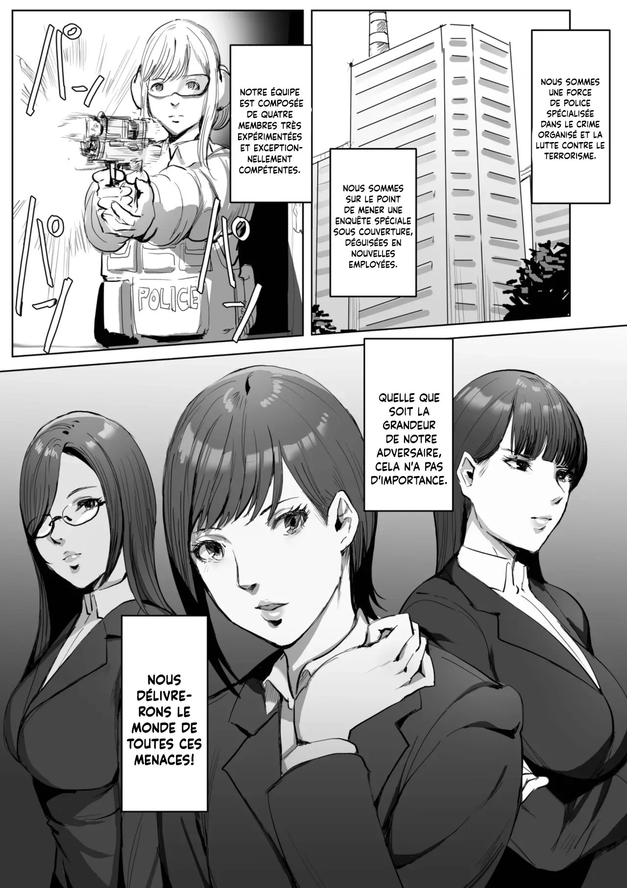 Haiteku Kigyou ni Sennyuu shitara Futanari Android ni Kaizou Sareta | Quand j'ai infiltré une entreprise high-tech, j'ai été transformée en un androïde futanari obscène page 7 full