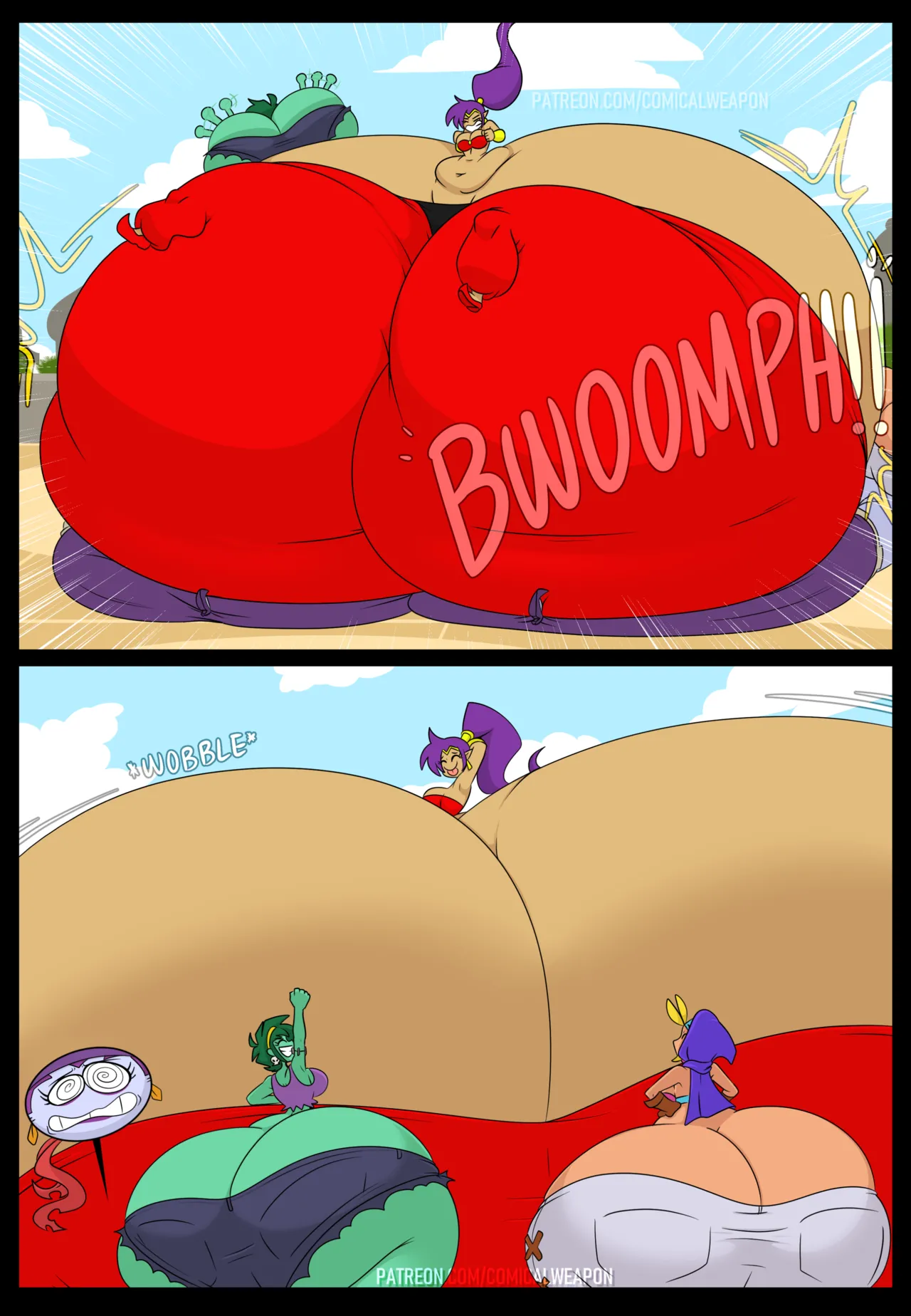 Free for All - Risky Boots, Rottytops, Sky &amp; Shantae page 3 full
