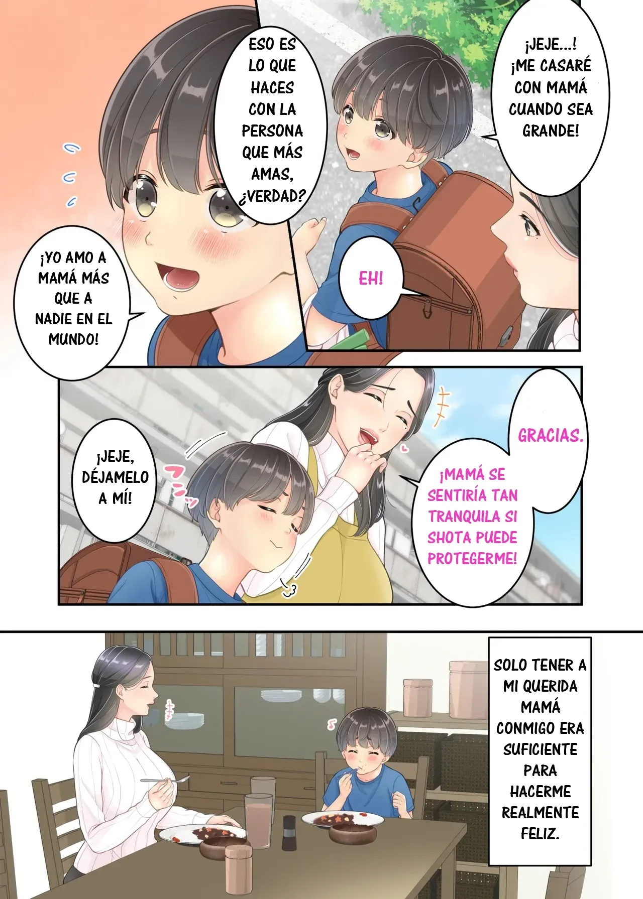 Boku no Mama to Takuhai no Onii-san ga. | Mi Mamá y el Repartidor. page 6 full