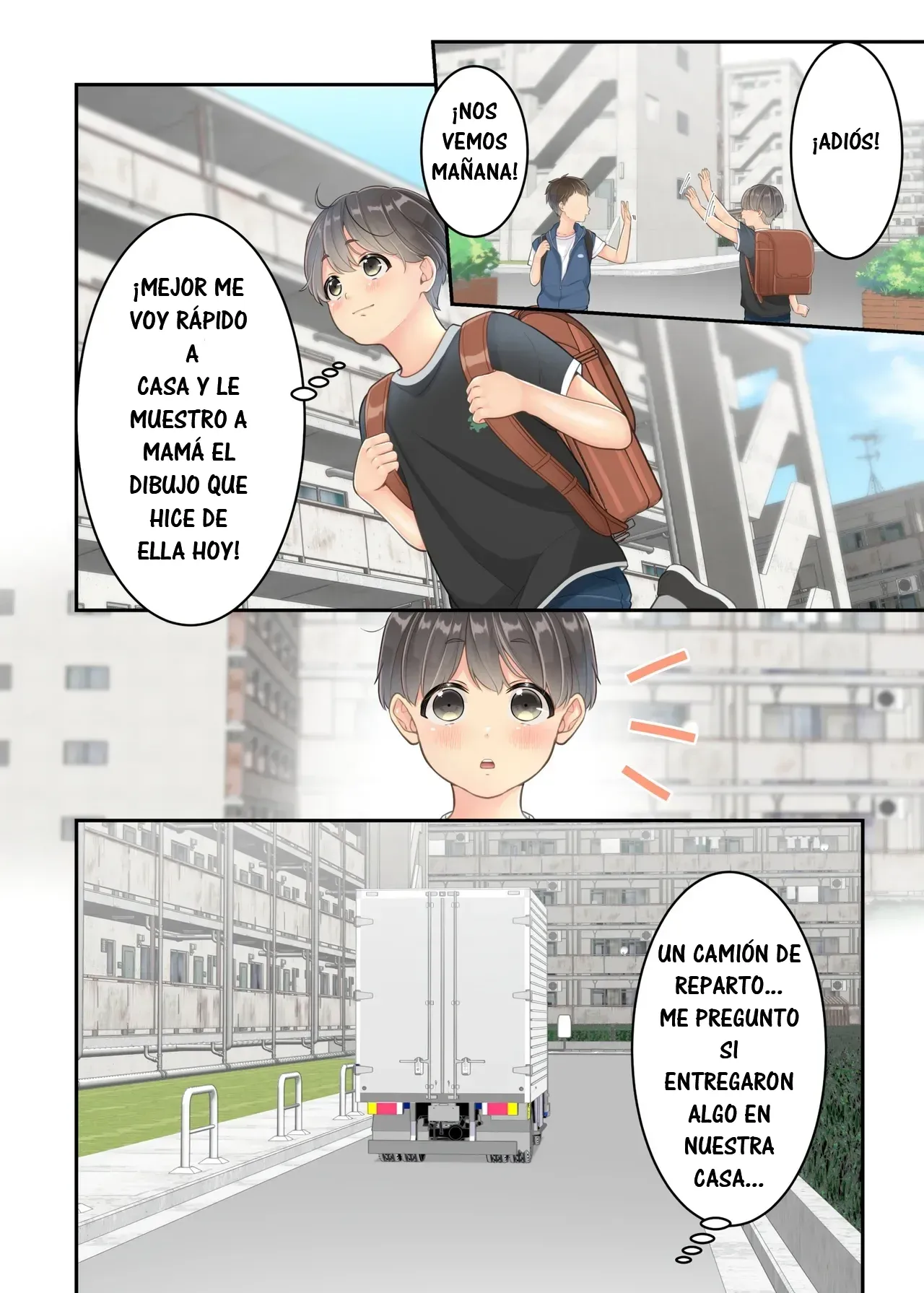 Boku no Mama to Takuhai no Onii-san ga. | Mi Mamá y el Repartidor. page 7 full