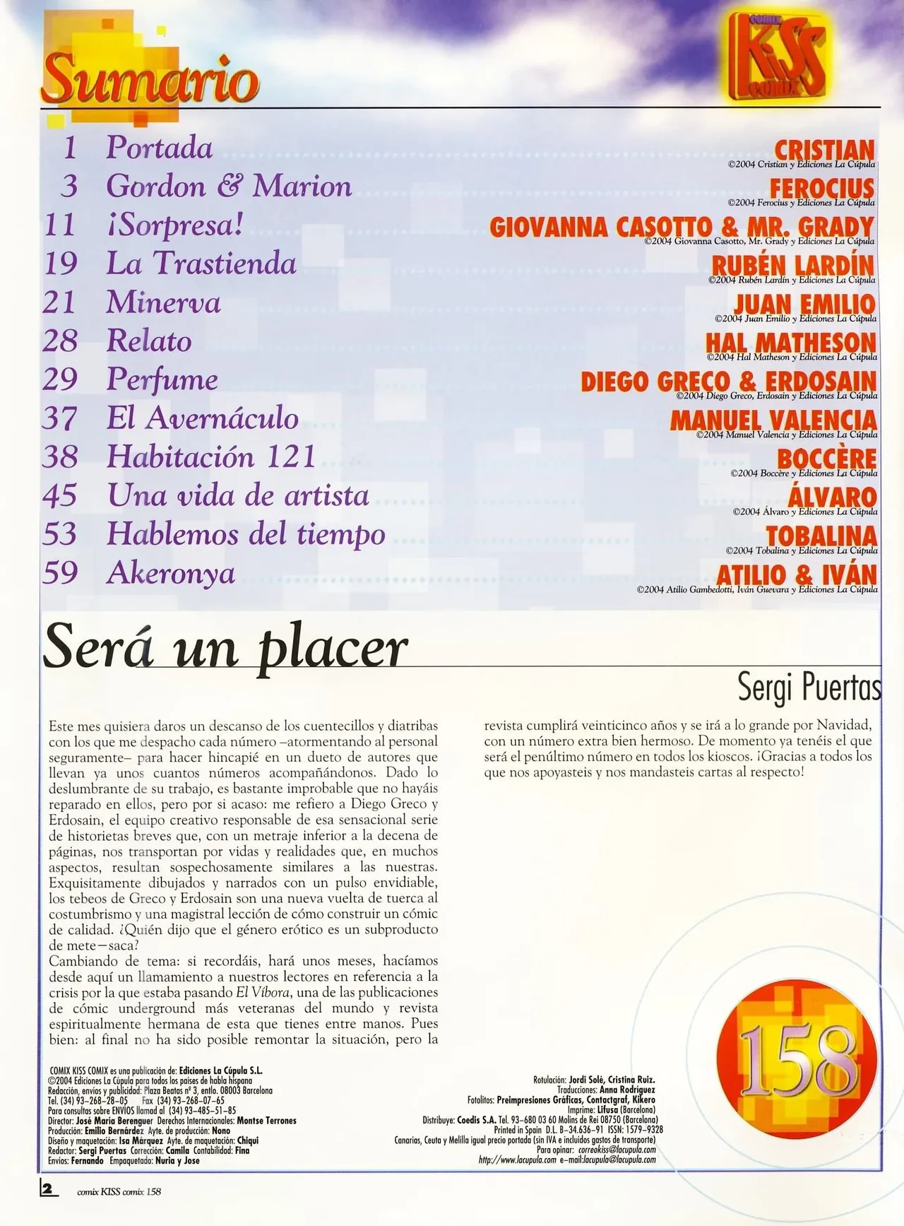 Kiss Comix #158 page 2 full