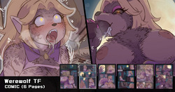 [Mokushi] 👸🐺 Princess = Werewolf TF (6P)