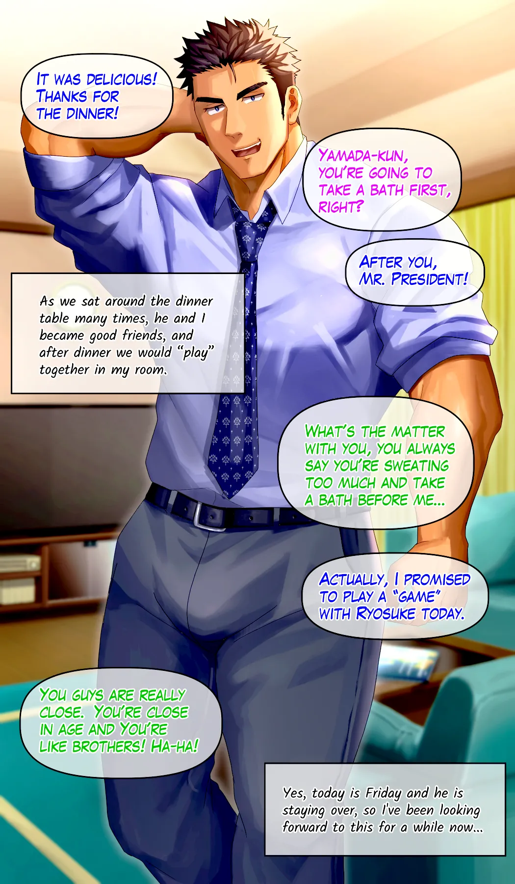 お〇さんの部下のリーマンと部屋でこっそりイチャラブ交尾 page 10 full