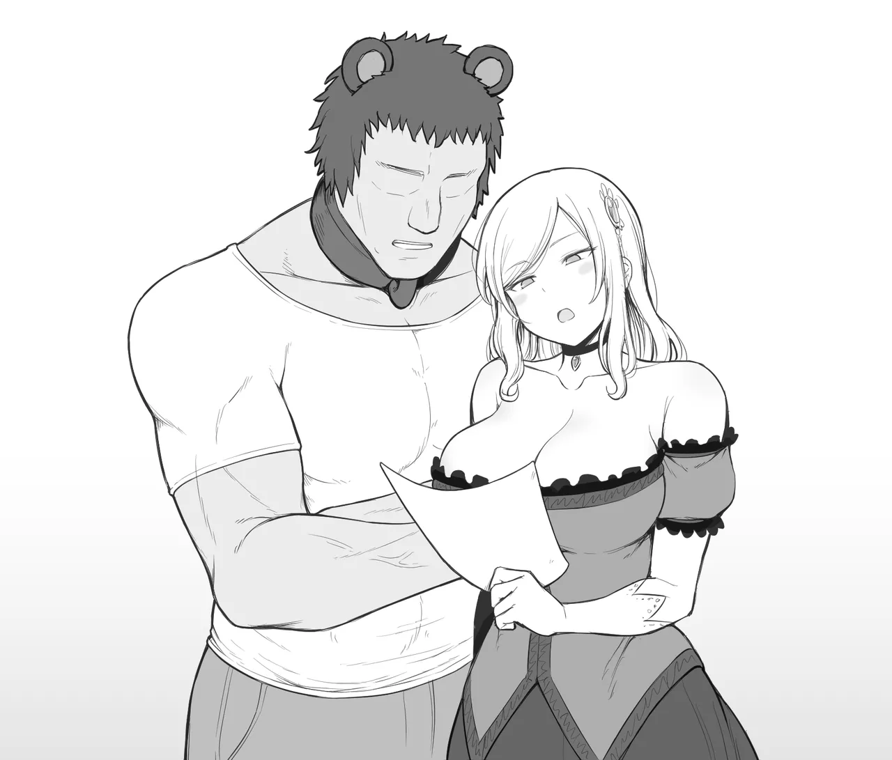 屈強な男獣人奴隷を買って自分を犯させる性癖が歪んでしまったお嬢様 page 7 full