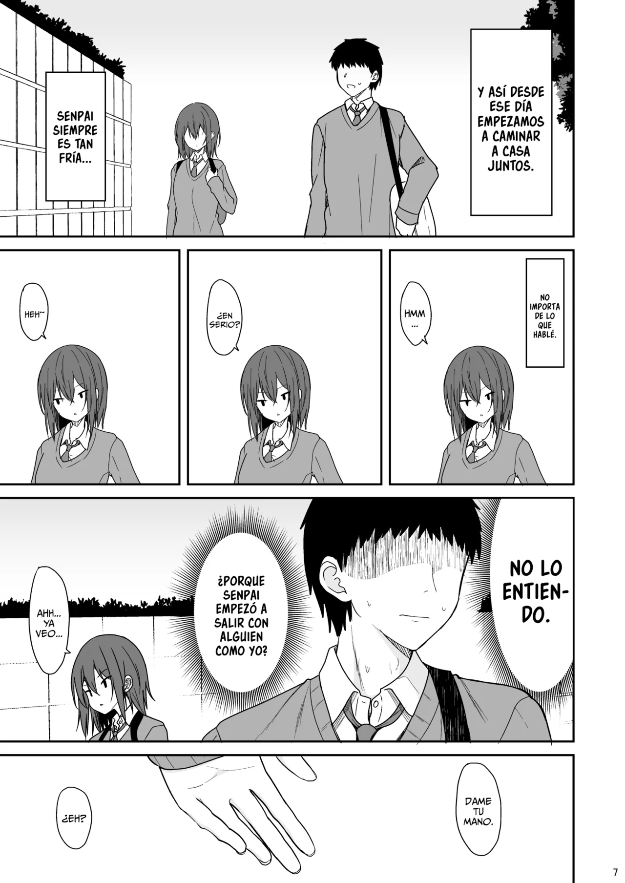 Tsumetai Senpai Ga Mukyoka Nakadashi Sareru Made | Haciéndole Creampie a mi Fría y Distante Senpai sin su Consentimiento page 6 full