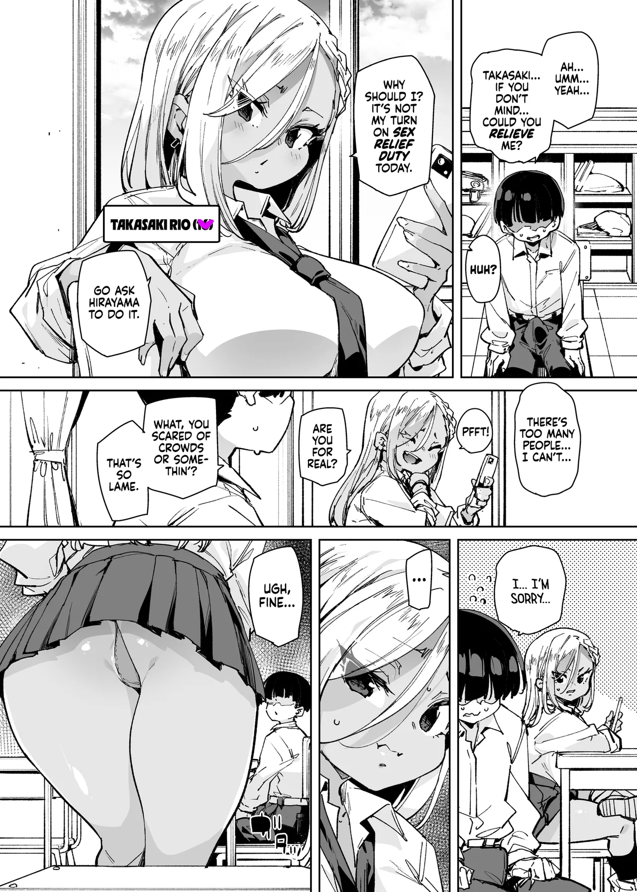 Seishori Touban ja Nai noni Nuitekureru Gal - Kuro Gyaru ver | The Gyaru Who Gets You Off Even When She’s Not On Sex Relief Duty - Black Edition page 3 full