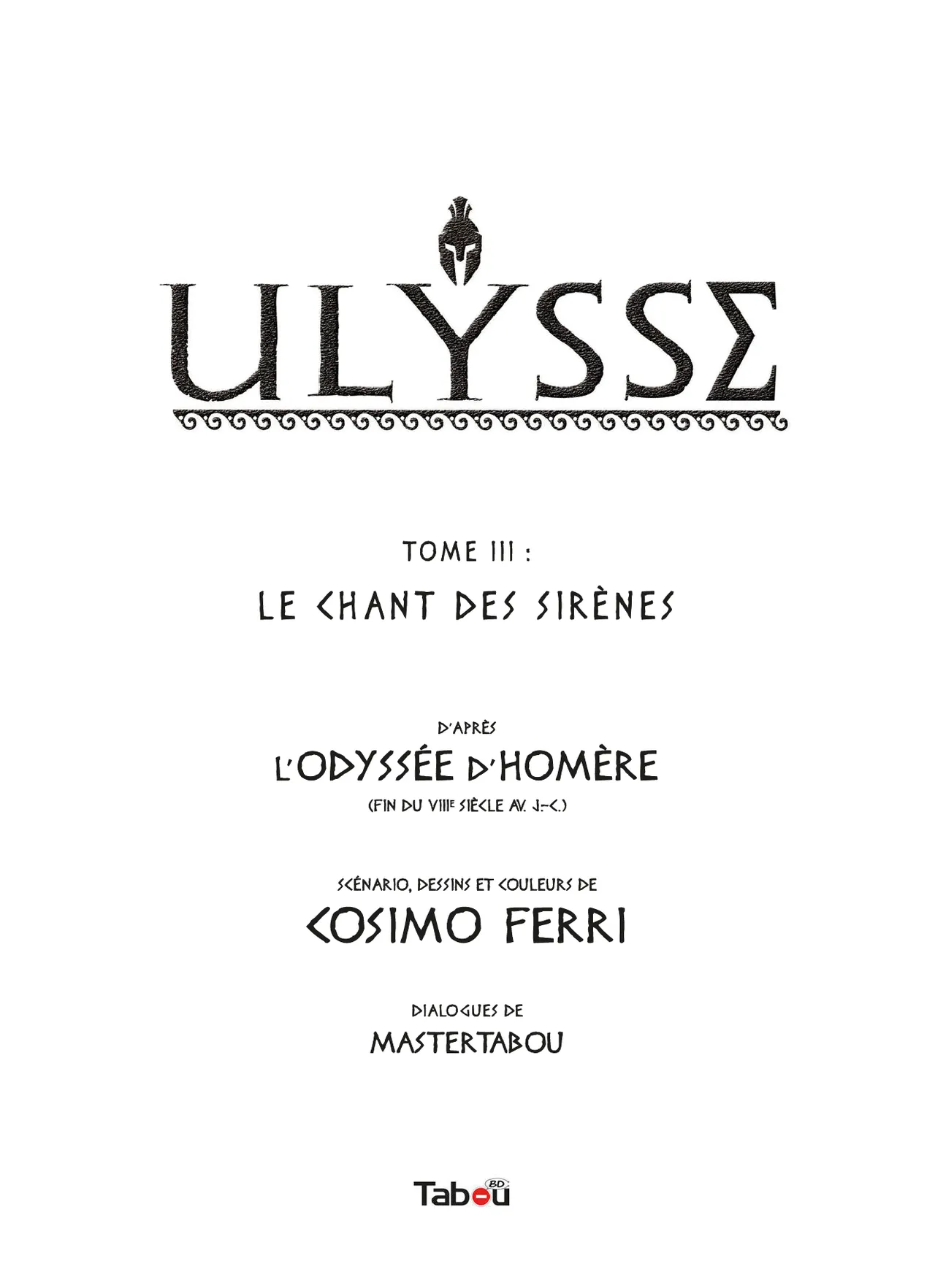 Ulysse 3 Le chant des Sirènes page 3 full