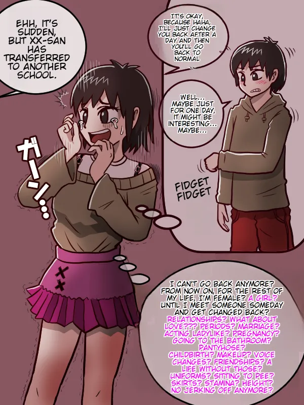 Turned into a Girl by a Magical Classmate and Abandoned page 2 full
