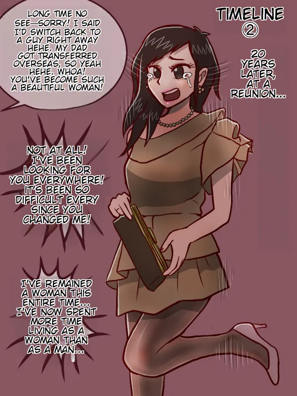 Turned into a Girl by a Magical Classmate and Abandoned page 5 full