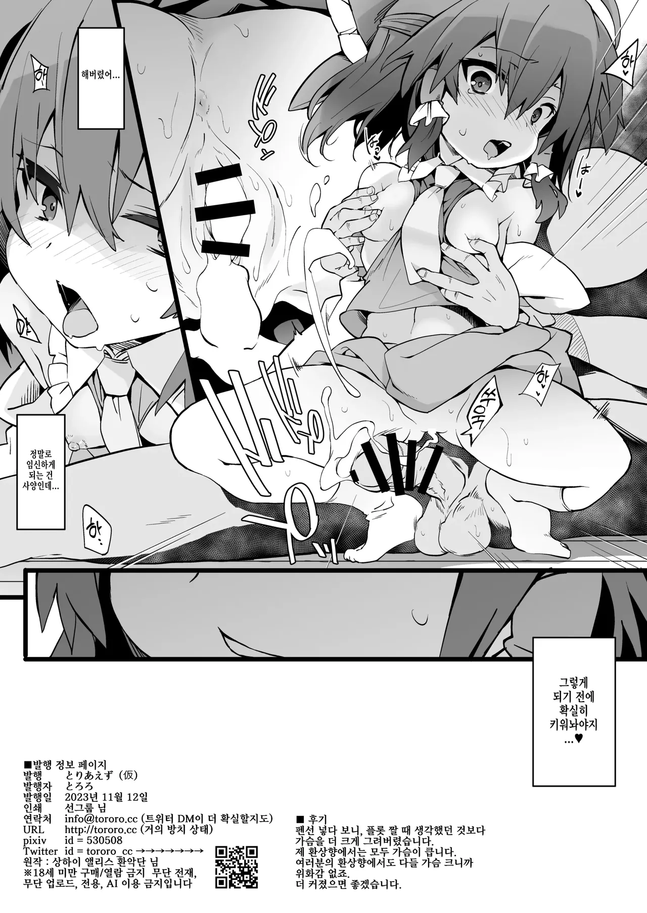 Reimu-san wa Oppai o Sodatetai | 레이무 씨는 가슴을 키우고 싶어 page 9 full