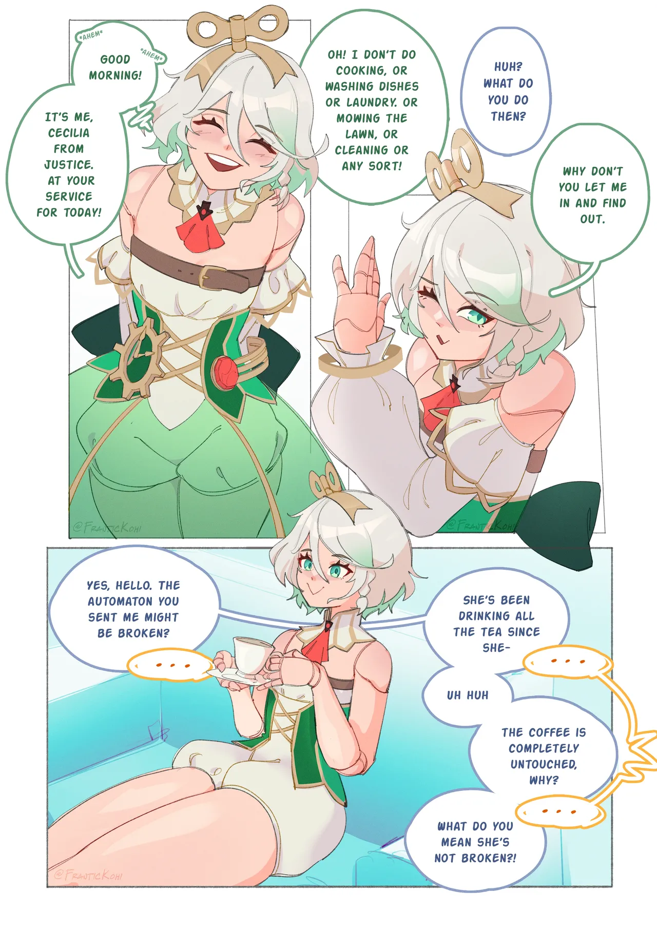 Cecilia at Your Service page 1 full