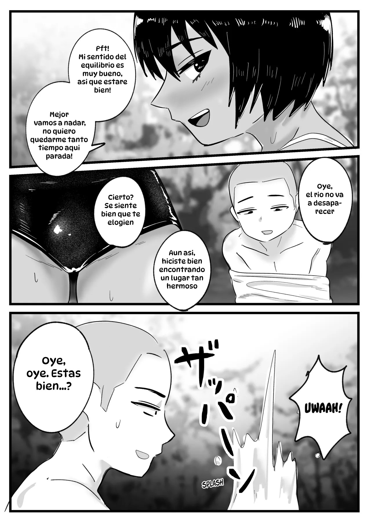 Boyish na Osananajimi to Taiyou no Shita de Asedaku Sex suru Hanashi｜Sexo Sudoroso Bajo el Sol con Mi Marimacha Amiga de la Infancia page 6 full