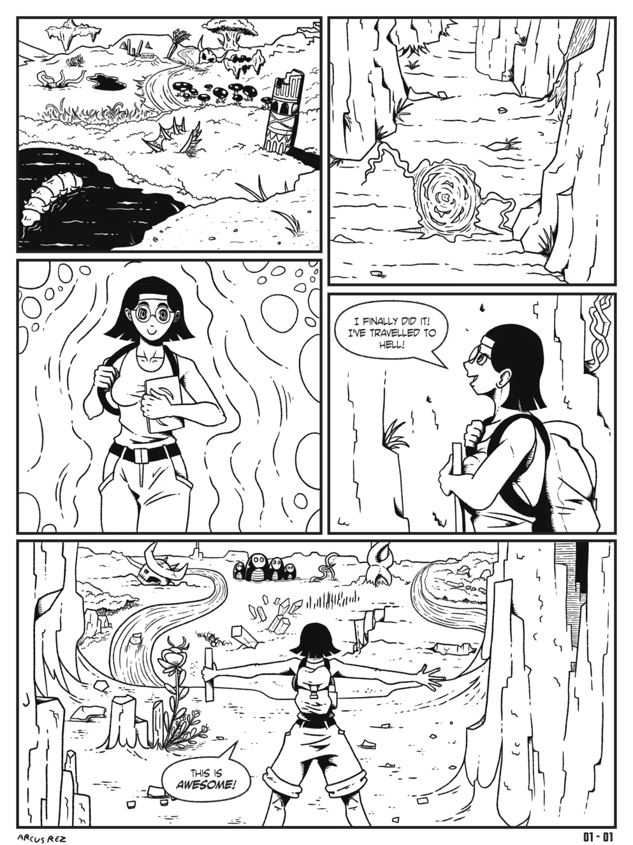 Lilly's Inferno - Issue 1 - Hellbound page 1 full