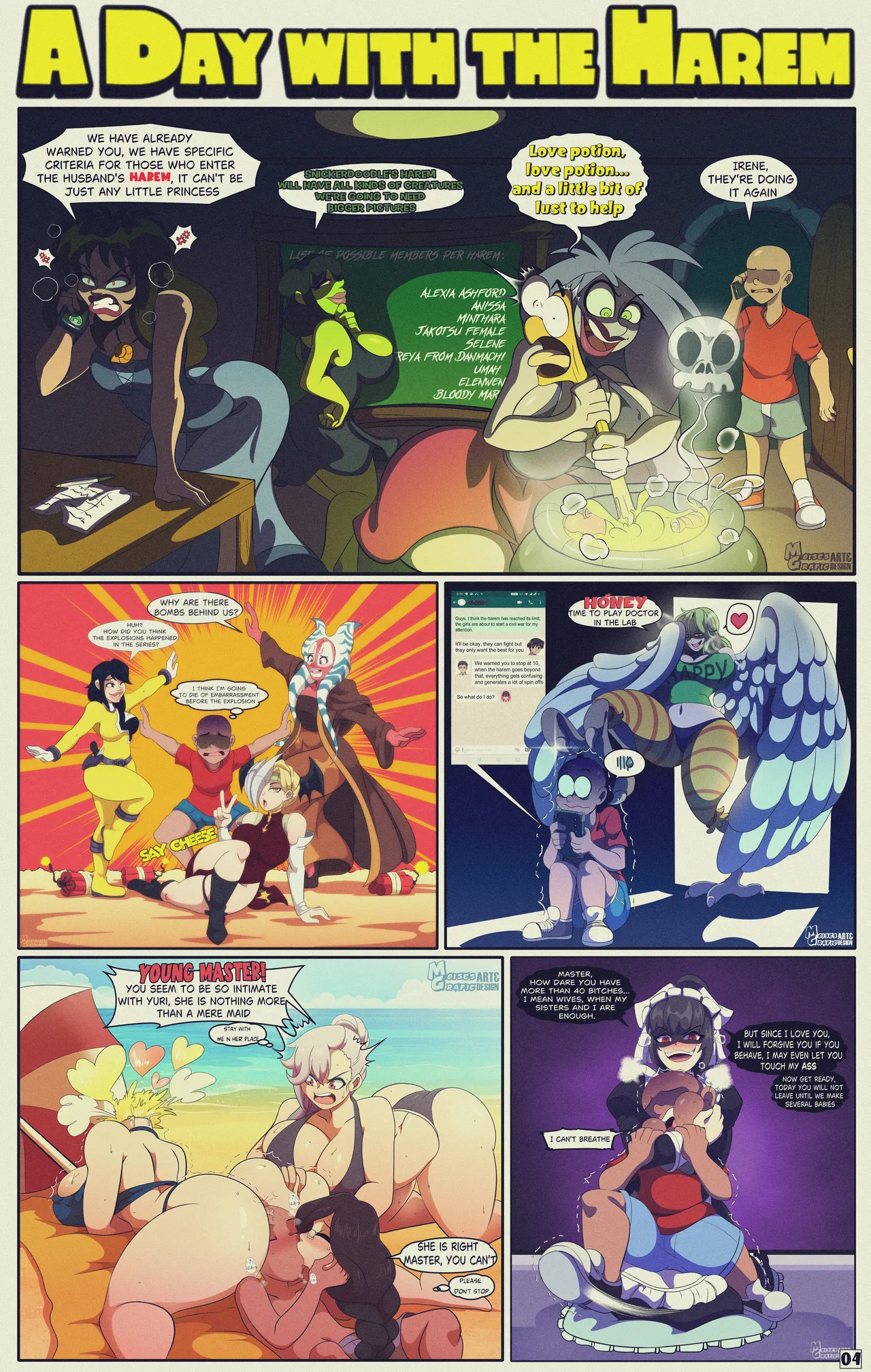 A Day with the Harem page 6 full