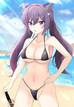[Ray=Oriha] Micro bkini keqing (Genshin impact)