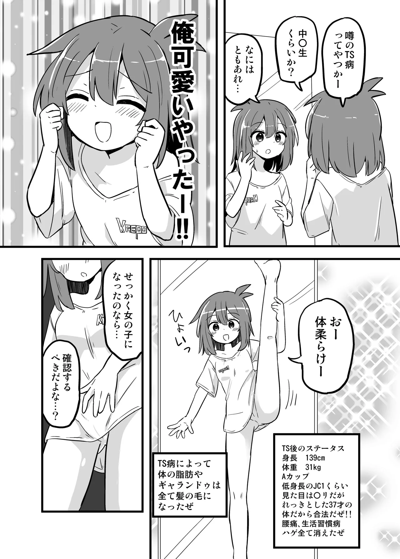Gouhou TS Ojisan no Ecchi de Midarana Seikatsu page 3 full