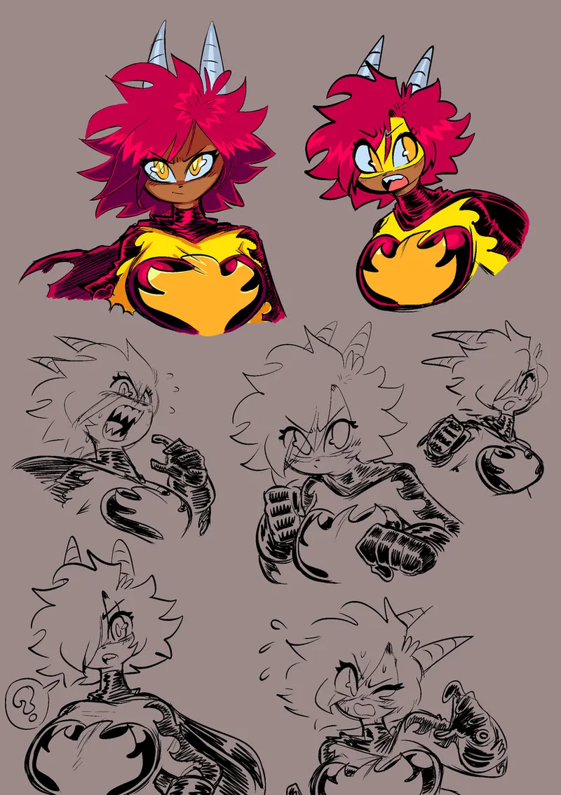 Theguywhodrawsalot characters page 7 full