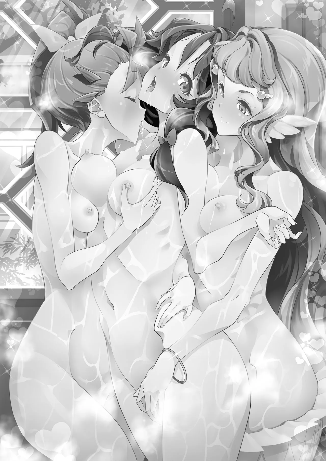 部室で３P百合トロピカ page 3 full