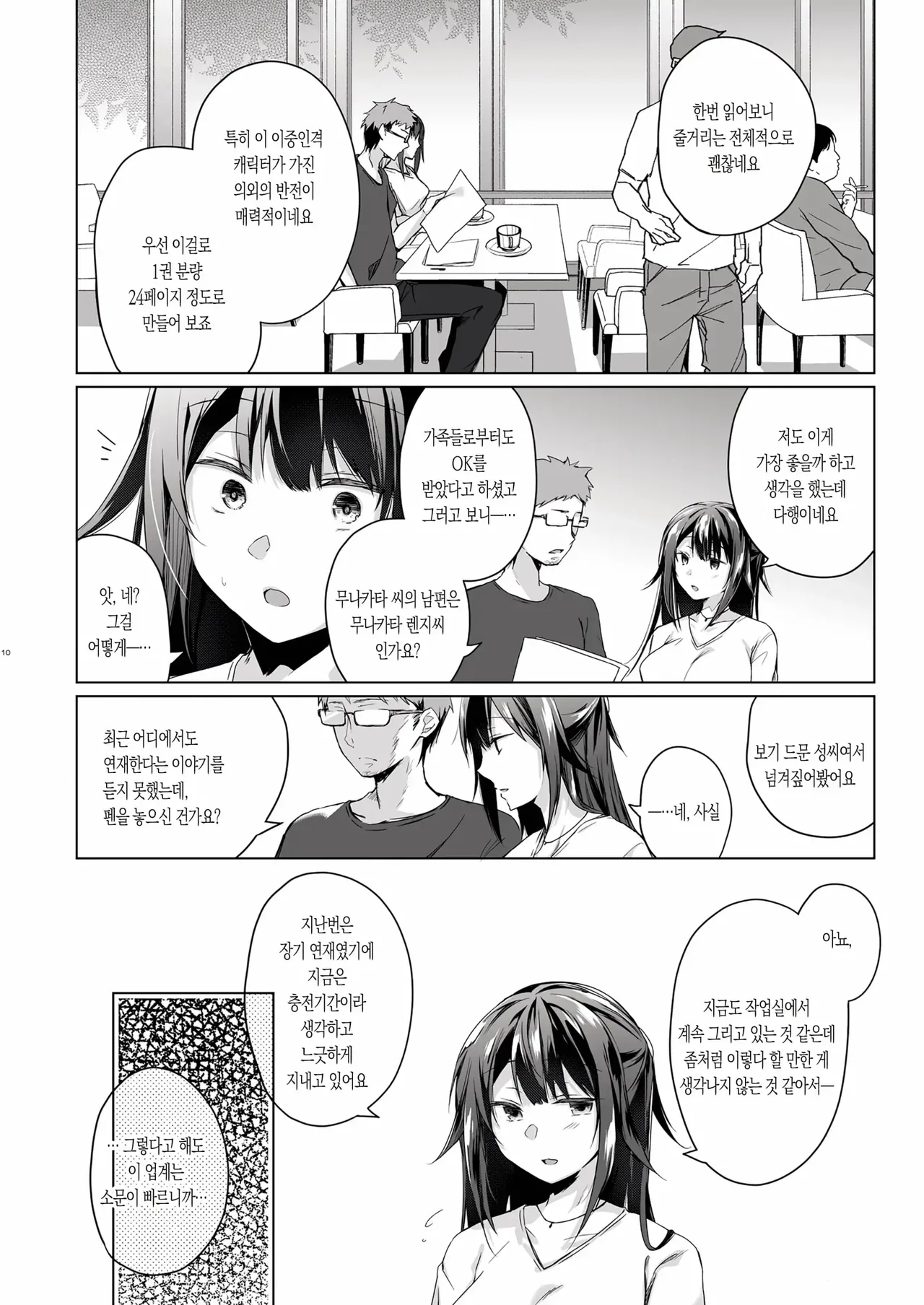 Doujin Event no Shucchou Henshuubu ni Itta Hi kara Tsuma no Yousu ga... | 동인 이벤트의 출장 편집부에 간 날부터 아내의 상태가… page 8 full