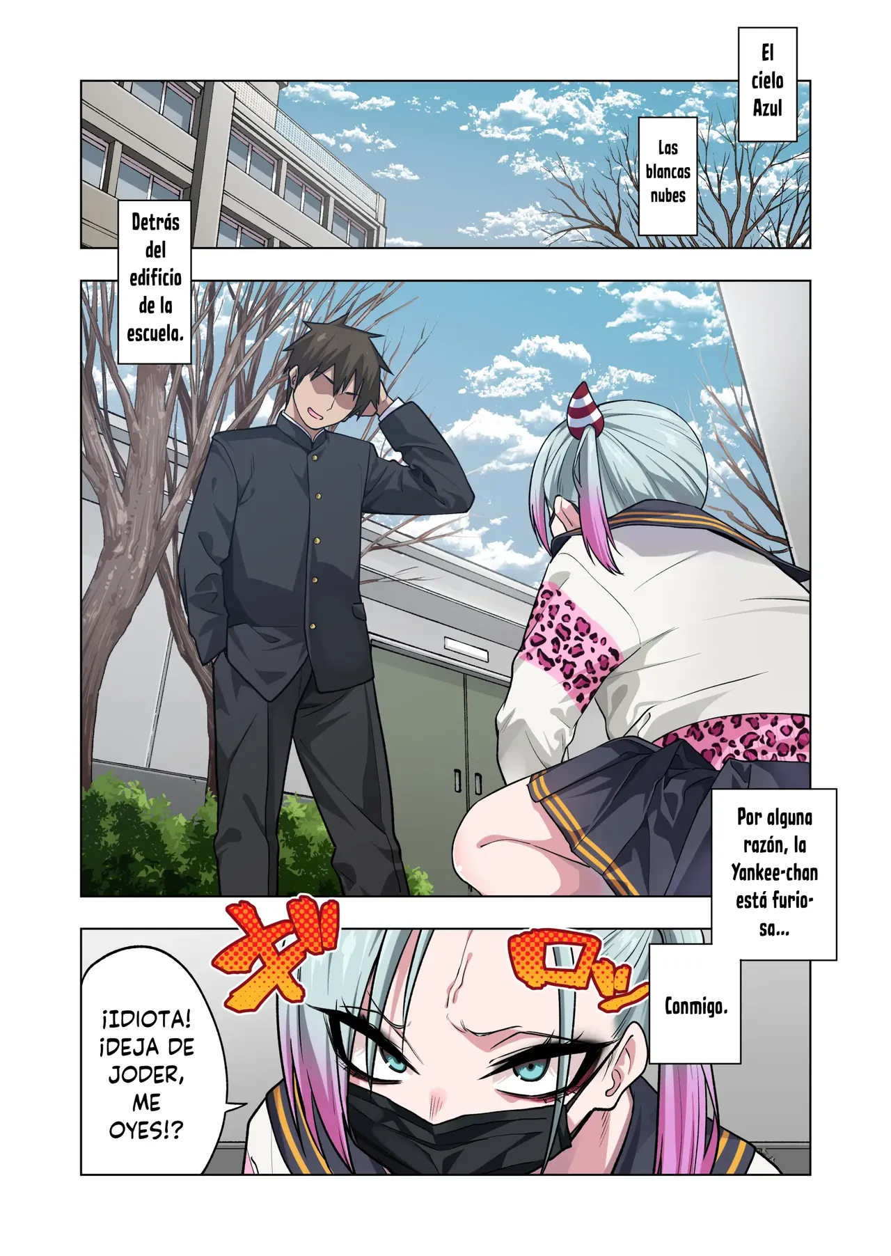 Tsuntsun Yankee-chan wa Yowayowa Chikubi o Ijireba Kekkou Nandemo Yarasete Kureru 3｜La Yankke que te Dejará Hacer Casi Cualquier Cosa Si Juegas con Sus Pezones Sensibles 3 page 2 full