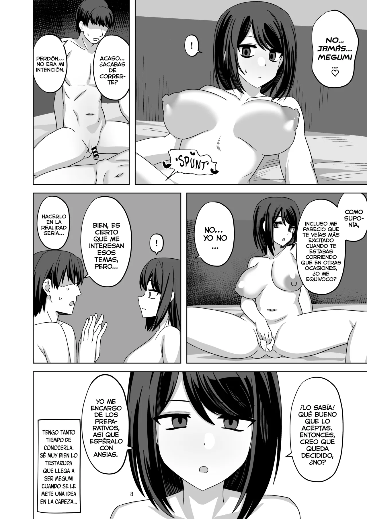 Muhyoujou-kko Netorase Takuran page 8 full
