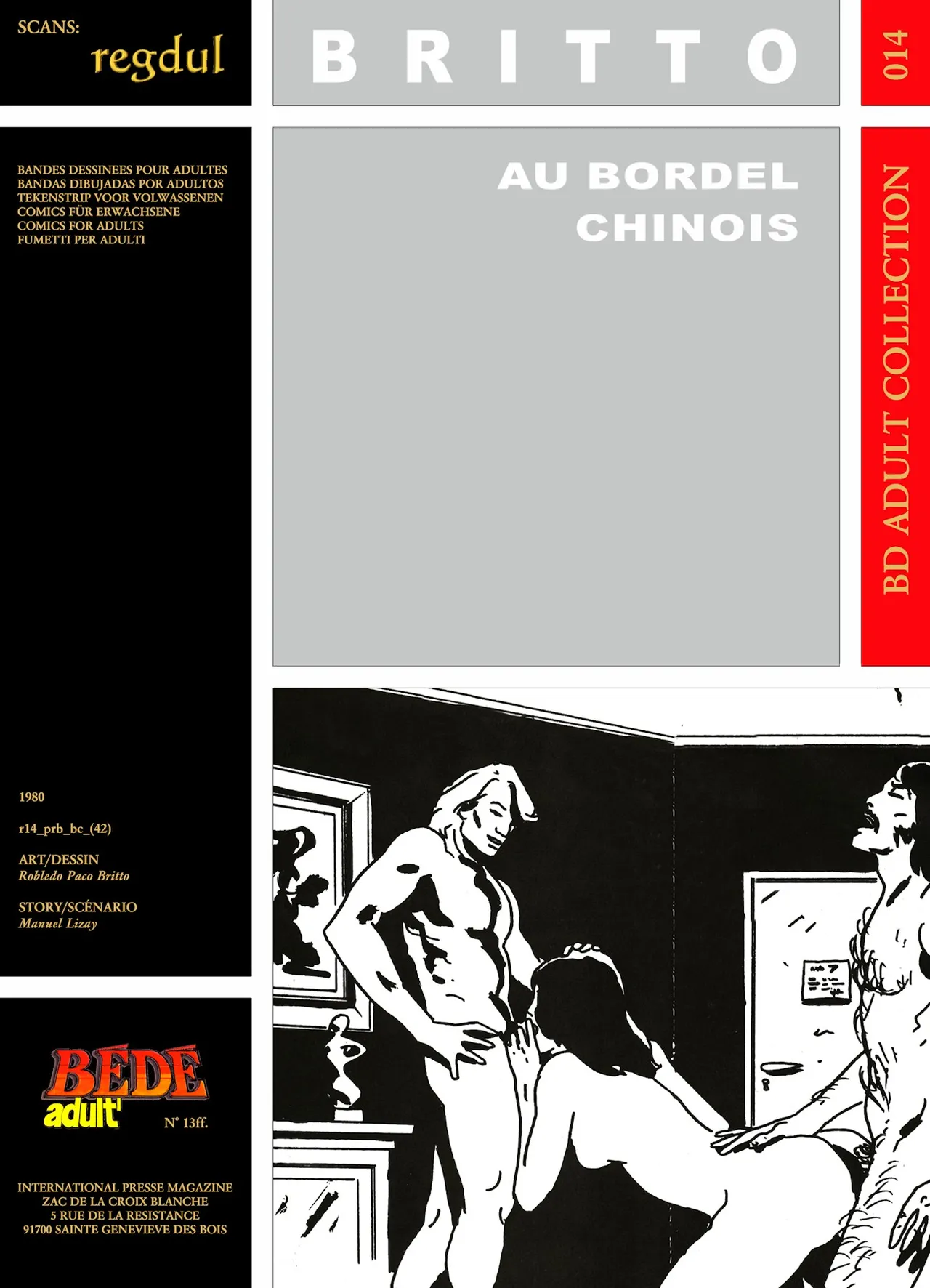 Paco Robledo Britto &amp; Manuel Lizay  - Au bordel chinois page 1 full