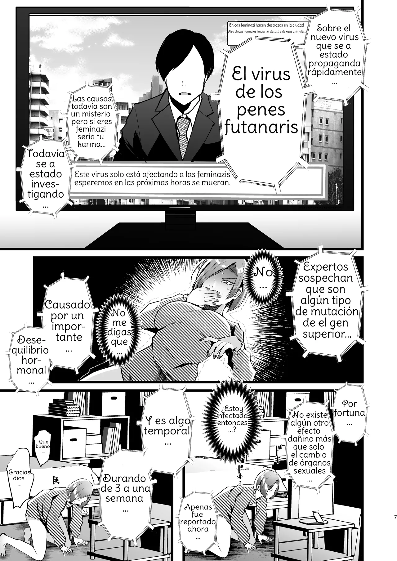 Incluso si me infectara con la enfermedad Futanari, soy diferente de todos los hombres page 7 full