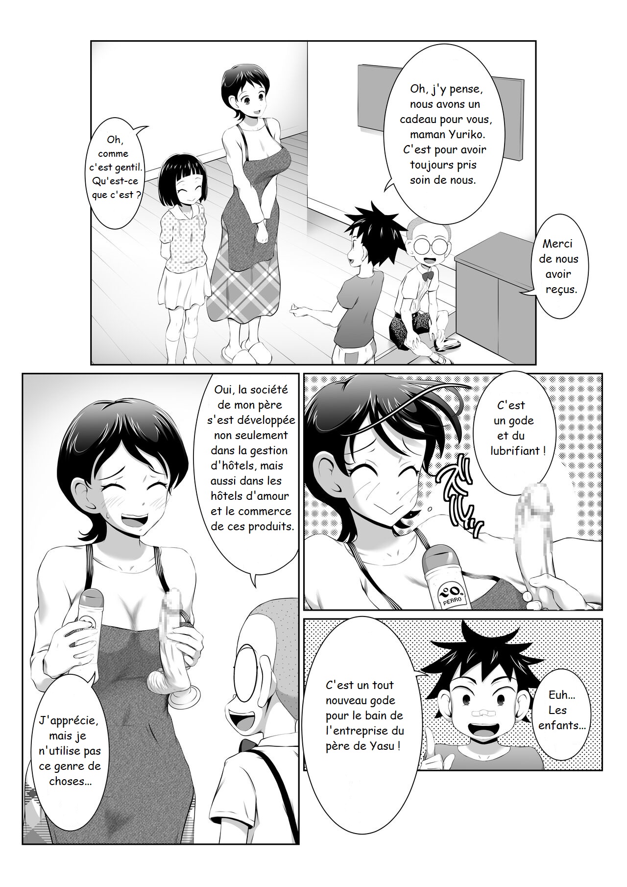 Yuriko Mama no Sukebe Yuudou Sex Mission! page 4 full
