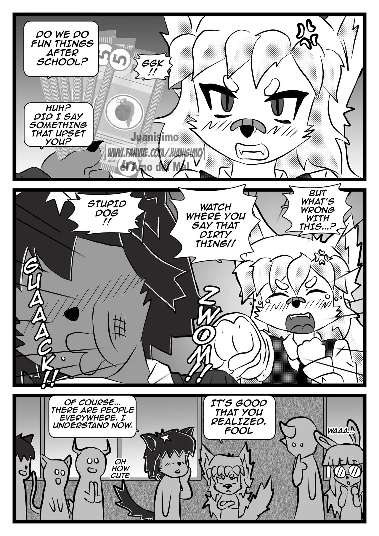 CUTE FOX GIRL'S ANTICS page 3 full