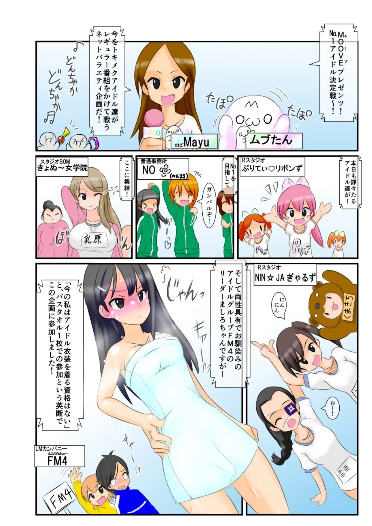 Hōkei Futanari Aidoru no Karada o Hatta Furi Chin Charenji! page 5 full