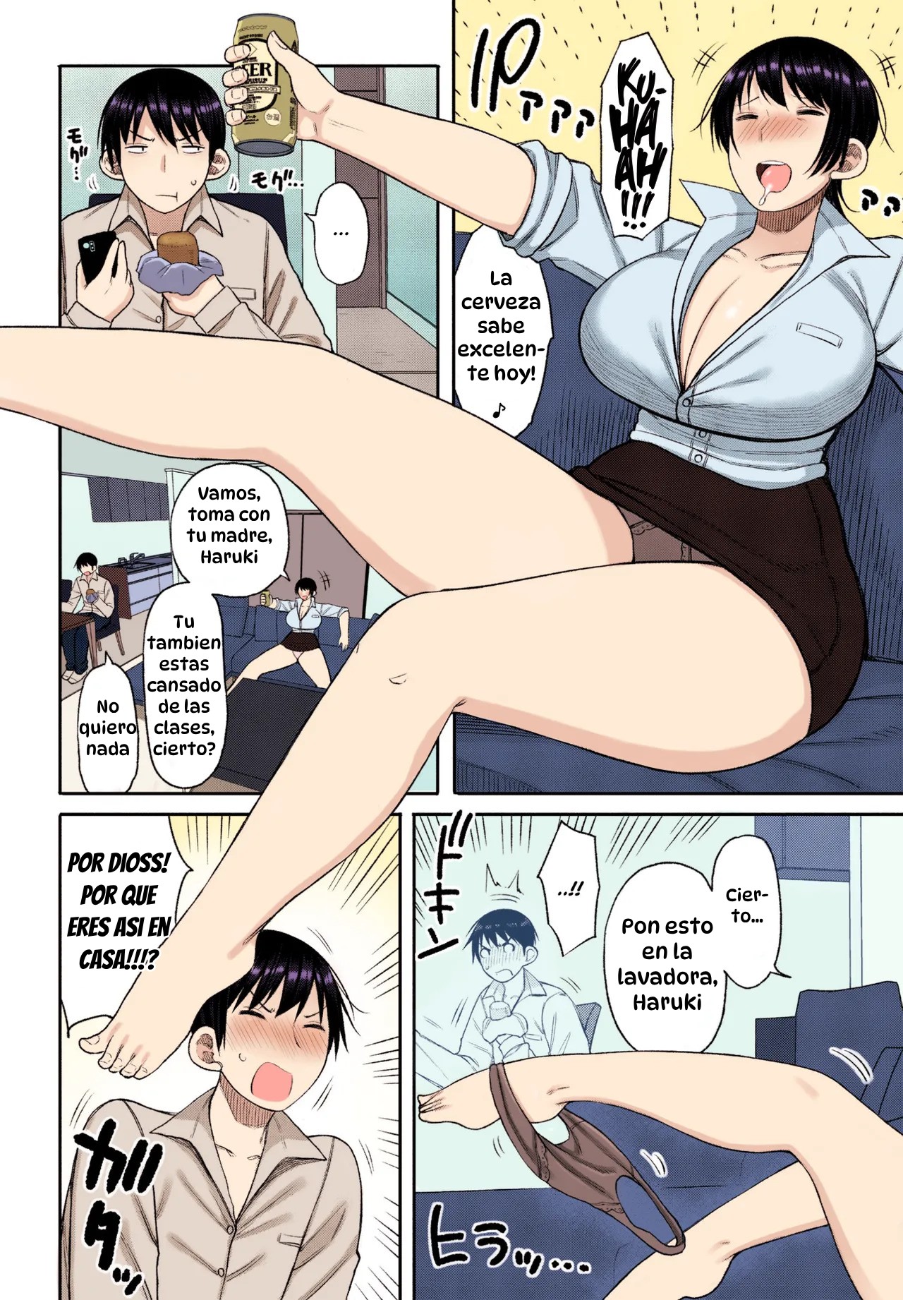 Ore no Haha wa Uchi de wa...｜Mi Madre, en Casa... page 2 full