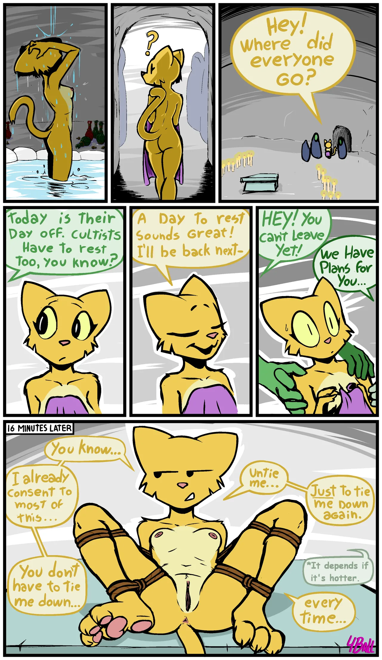 The Cultist Katia: Breaking the Cat page 1 full